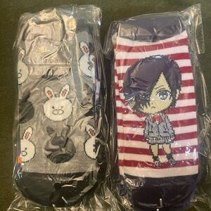 Tokyo Ghoul Characters Socks Cosplay (10 Pair)  Low Cut Socks Shoe Size: 4-10